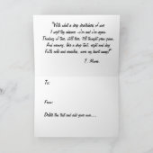 Trennung, romantische Grußkarte parieren Karte (Innenseite)