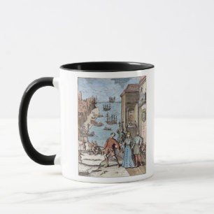 Trennung von Columbus mit Ferdinand und Tasse