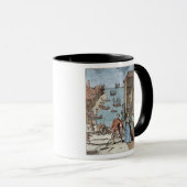 Trennung von Columbus mit Ferdinand und Tasse (VorderseiteRechts)