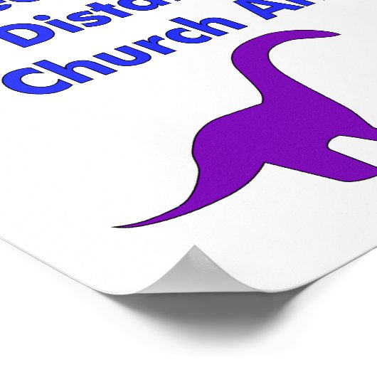 Trennung von Kirche und Staat Poster (Ecke)