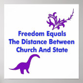 Trennung von Kirche und Staat Poster (Vorne)