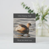 Trennungs- und entfremdete Beziehungskarten Postkarte (Stehend Vorderseite)