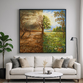 Trennungsstil - symbolischer Kontrast Poster