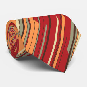 Trennwände Geometrisches, rot gestreiftes Trennble Krawatte