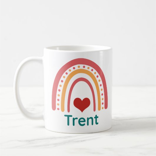 Trent Vintag Boho Rainbow Kaffeetasse (Links)