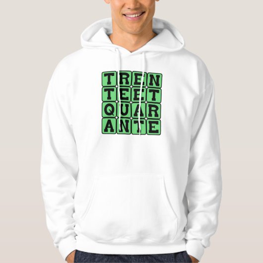 Trente und Quarante, französisches Kartenspiel Hoodie (Vorderseite)