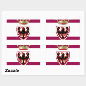 Trentino (Italien) Flagge Rechteckiger Aufkleber (Blatt)