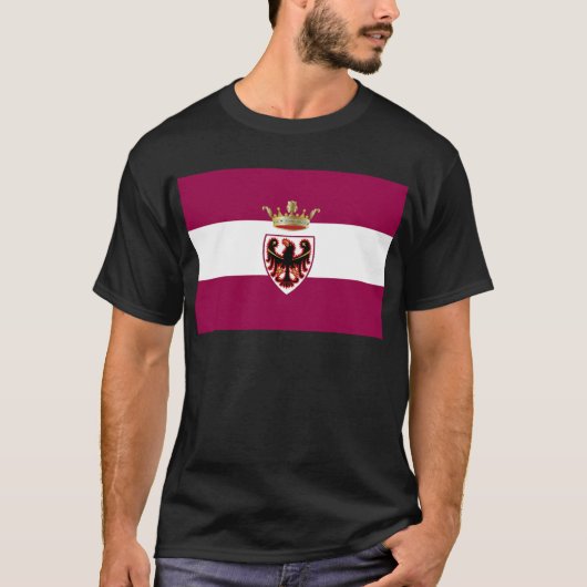 Trentino (Italien) Flagge T-Shirt (Vorderseite)