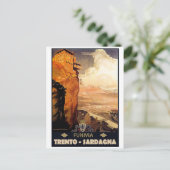 Trento - Sardische Gondelbahn Postkarte (Stehend Vorderseite)