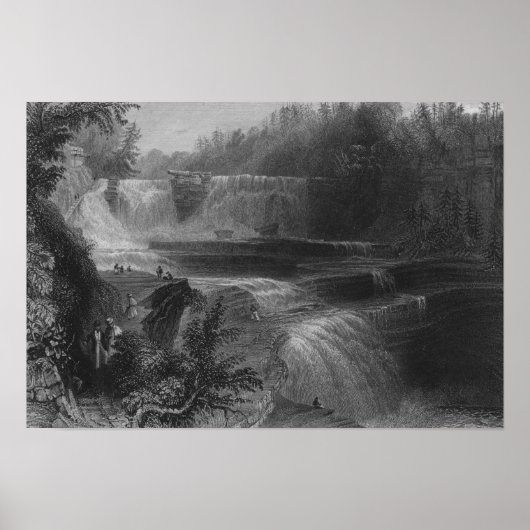 Trenton High Falls, 1838 Poster (Vorne)