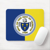 Trenton, New-Jersey - Flaggen-Mäusematte Mousepad (Mit Mouse)