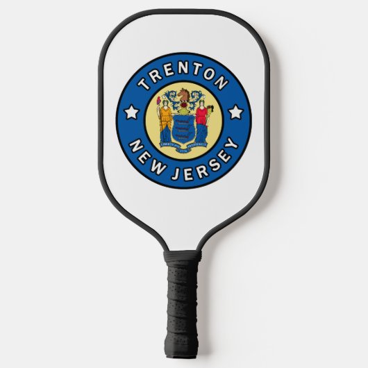 Trenton New Jersey Pickleball Schläger (Rückseite)