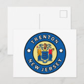Trenton New Jersey Postkarte (Vorne/Hinten)