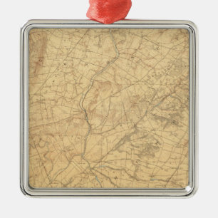 Trenton, New Jersey Silbernes Ornament