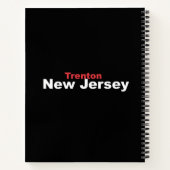Trenton, New Jersey Spiral Notebook Notizblock (Rückseite)