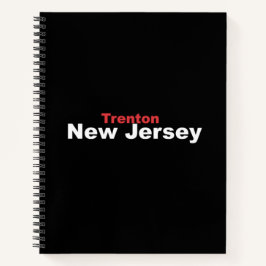Trenton, New Jersey Spiral Notebook Notizblock