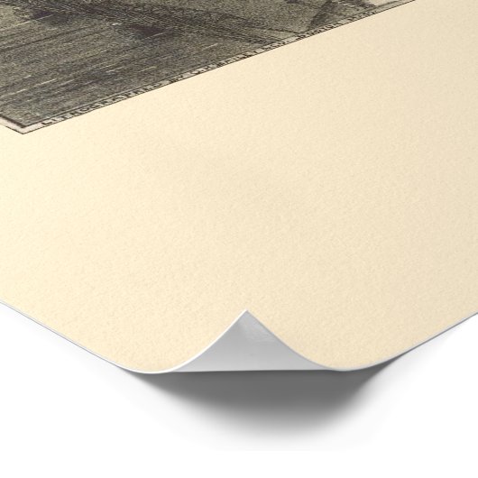 Trenton, NJ Panoramic Map - 1900 Poster (Ecke)