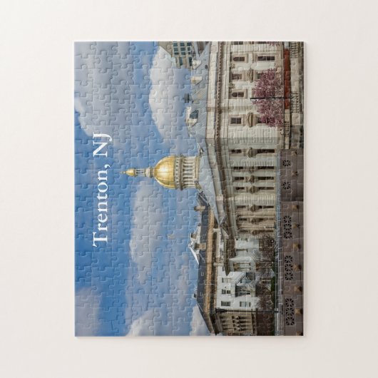 Trenton-Staats-Hauptstadts-Puzzlespiel Puzzle (Vertikal)