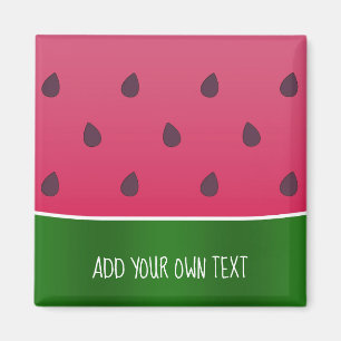 Treny Bold Watermelon Custom Text Magnet