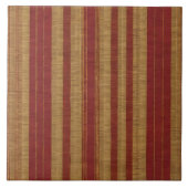 Treny Burgundy Gold Luxury Linen Collection Fliese (Vorderseite)