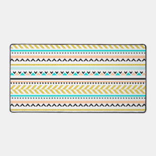 Treny Geometric Aztec Inspiriertes Muster Schreibtischunterlage