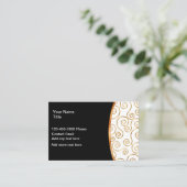 Treny Ladys Classy Personal Contact Cards Visitenkarte (Stehend Vorderseite)