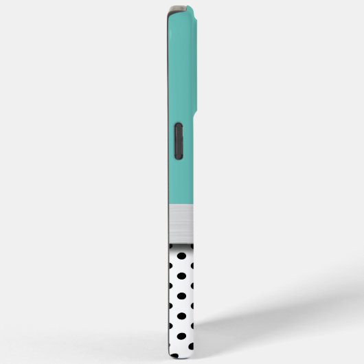 Treny Ladys Monogram Polka Dot Pattern Case-Mate iPhone Hülle (Rückseite / Rechts)