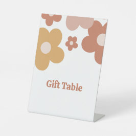 Treny Retro Daisies Girl Birthday Sockelschild