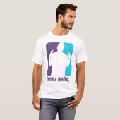 Trenz Unltd. Lila u. Türkis (Charlotte Hornets) T-Shirt (Vorne ganz)