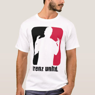 Trenz Unltd. Roter u. schwarzer Poppin Kragen T-Shirt