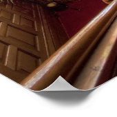 Treppe aus festem Glas in Clark Mansion - MONTANA Poster (Ecke)