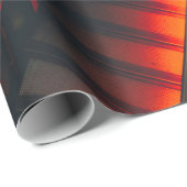 Treppe aus schwarzem Metall Geschenkpapier (Rolleneckpunkt)