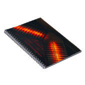 Treppe aus schwarzem Metall Notizblock (Rechte Seite)