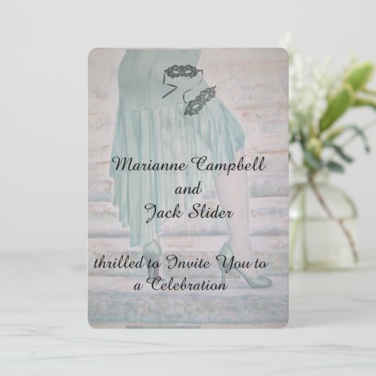 TREPPE BIS ... EINLADUNG (Stehend Vorderseite)