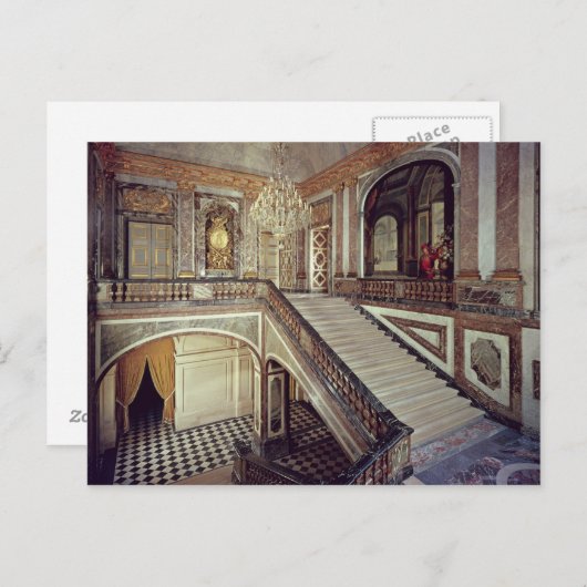 Treppe der Königin, c.1679 Postkarte (Vorne/Hinten)