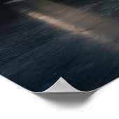 Treppe, die in den Spiegel führt Poster (Ecke)