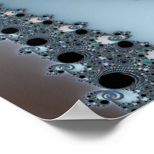 Treppe - Fraktal Poster (Ecke)