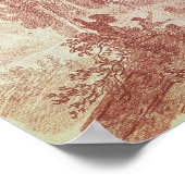 Treppe im Garten der Villa d'Est Poster (Ecke)