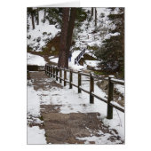 Treppe im Schnee, Leere innen (Vorne)