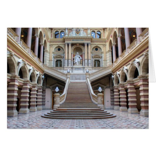 Treppe in Justizpalast, Wien, Österreich (Vorderseite (Horizontal))