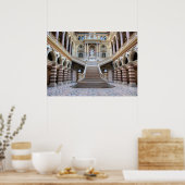 Treppe in Justizpalast, Wien, Österreich Poster (Küche)