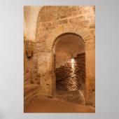 Treppe in Mikveh Bathhouse Poster (Vorne)