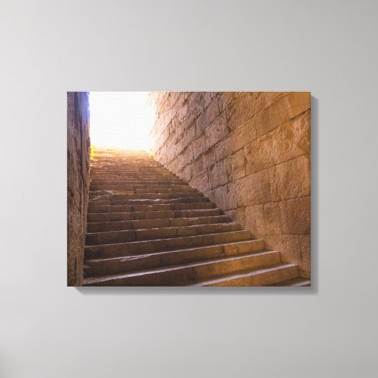 Treppe in Miletus Leinwanddruck (Vorderseite)