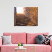 Treppe in Miletus Leinwanddruck (Insitu (Wohnzimmer))