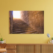 Treppe in Miletus Leinwanddruck (Insitu (Wohnzimmer))