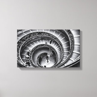 Treppe in Schwarzweiß Leinwanddruck