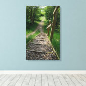 Treppe Leinwanddruck (Insitu (Holzboden))