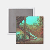 Treppe Magnet (Vorderseite/Rückseite)