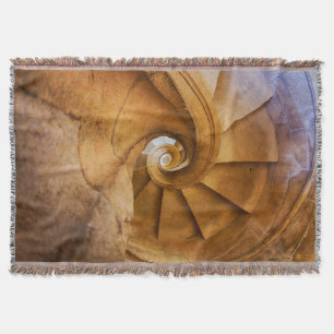 Treppe mit nach unten führender Spirale, Portugal Decke