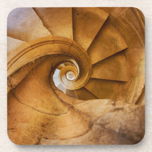Treppe mit nach unten führender Spirale, Portugal Getränkeuntersetzer